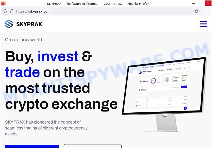 Skyprax.com crypto scam