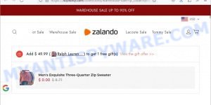Stylishiy.com Zalando Ralph Lauren Warehouse Sale scam