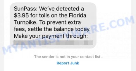 Sunpass-services.com text scam