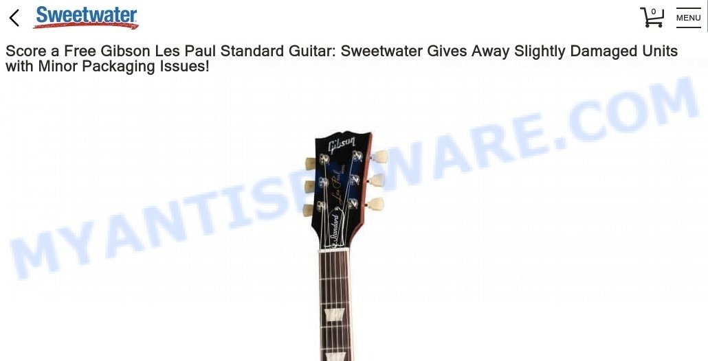 Sweetwater Gibson Guitar Giveaway Scam