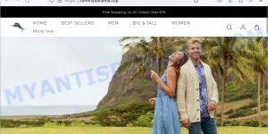 Tommybahama.top fake Tommy Bahama scam