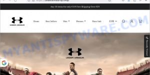 Underarmourvip.shop fake Under Armour scam