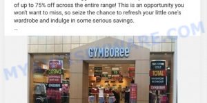 Urbanripe.shop Gymboree scam ads