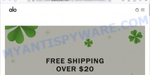 Usalostyles.com fake ALO YOGA scam