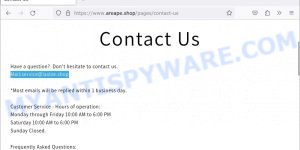 Service@lastze.shop scams