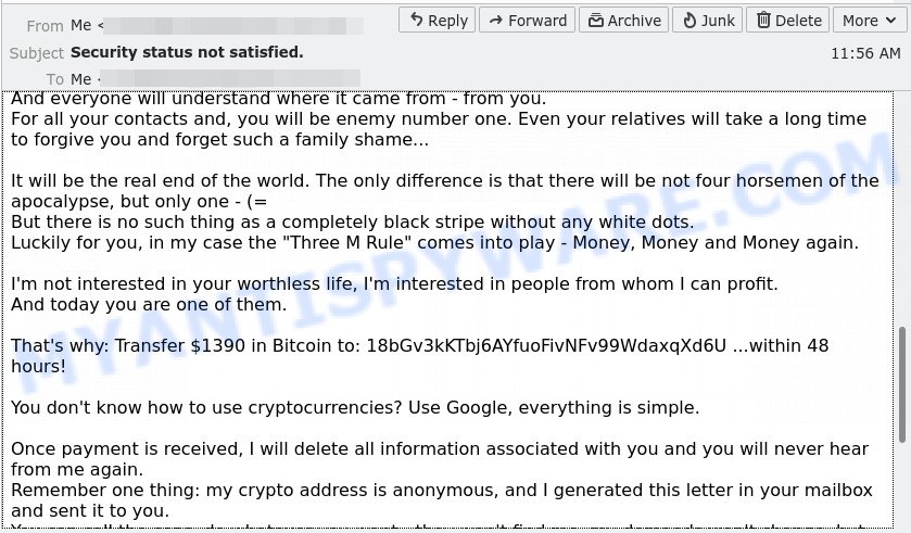 18bGv3kKTbj6AYfuoFivNFv99WdaxqXd6U bitcoin email scam