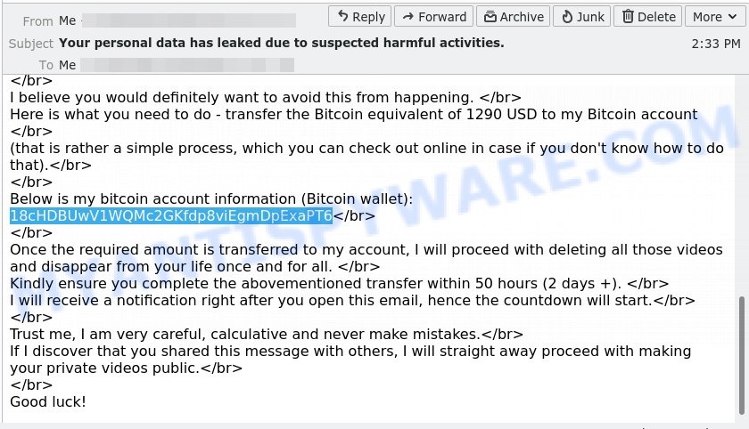18cHDBUwV1WQMc2GKfdp8viEgmDpExaPT6 bitcoin email scam