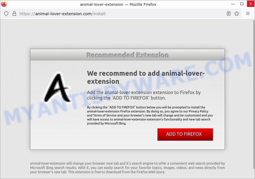 Animal-lover-extension.com installer