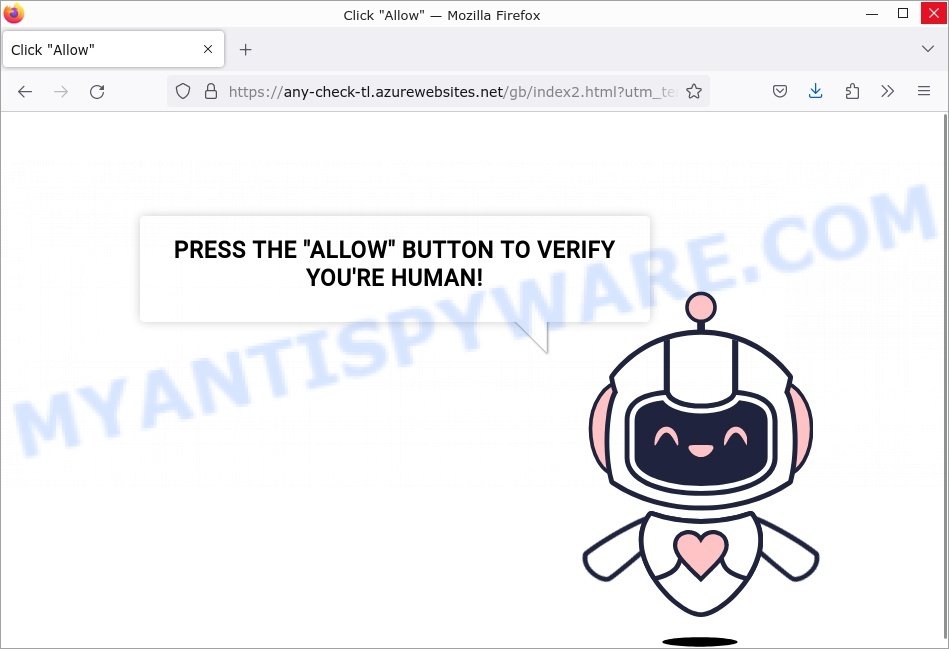 Any-check-tl.azurewebsites.net virus Click Allow scam