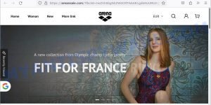 Areansale.com fake Arena swimsuits scam