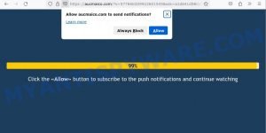 Aucmaico.com virus Press Allow scam
