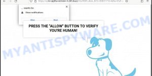 Click Allow virus Re-captha-version-3-265.buzz scam