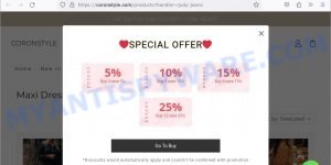 Coronstyle.com fake Judy Blue scam