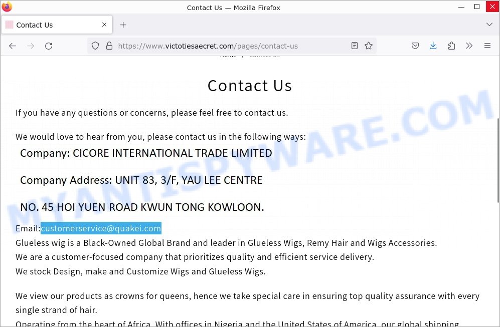 Customerservice quakei.com scams
