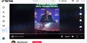Deloriya.com tiktok elon musk promo code scam