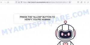 Fast-check-tl.azurewebsites.net Virus Click Allow scam