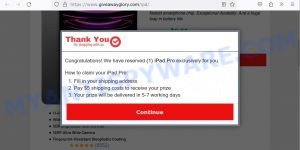 Giveawayglory.com fake Survey Rewards scam page