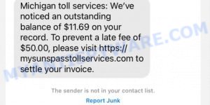 Mysunspasstollservices.com Text Scam