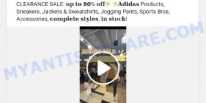 Oracledbcloud.pro fake ADIDAS sale scam facebook ads