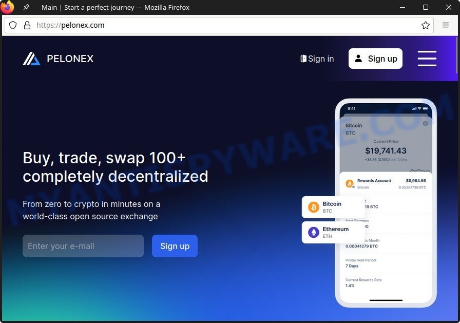 Pelonex.com crypto scam
