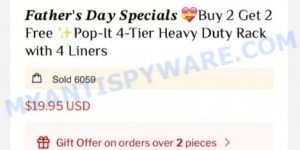 Prelltronics.com fake QVC scam Fathers Day Clearance