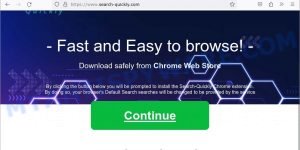 Search-quickly.com install popup