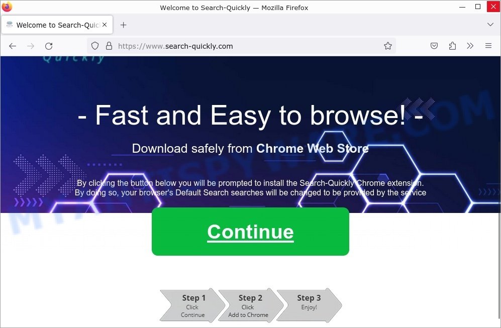 Search-quickly.com install popup