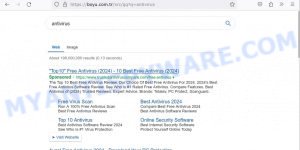 SerachMates redirect virus Search results