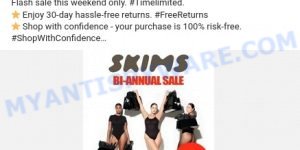 Skimsales.com fake SKIMS scam ads