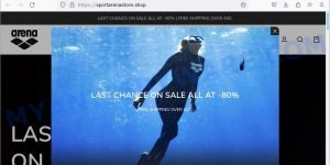 Sportarenastore.shop fake Arena scam