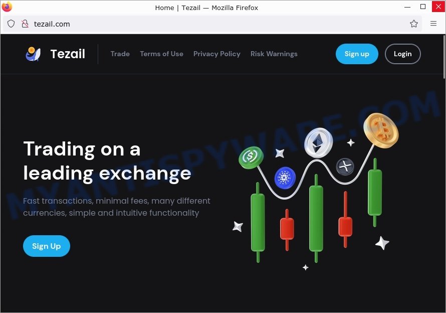 Tezail.com crypto scam