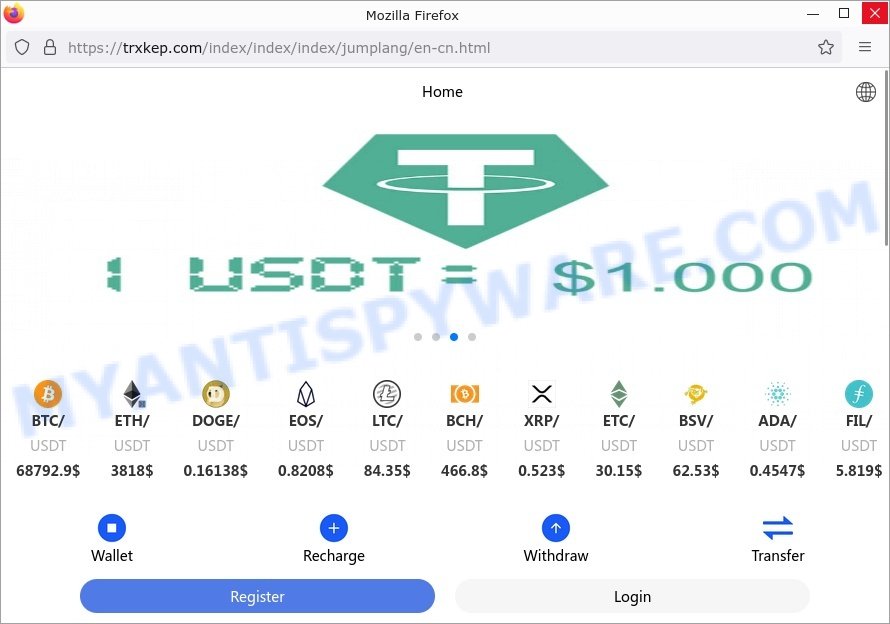Trxkep.com scam
