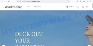 Vissakm.shop fake Stüssy Warehouse sale scam