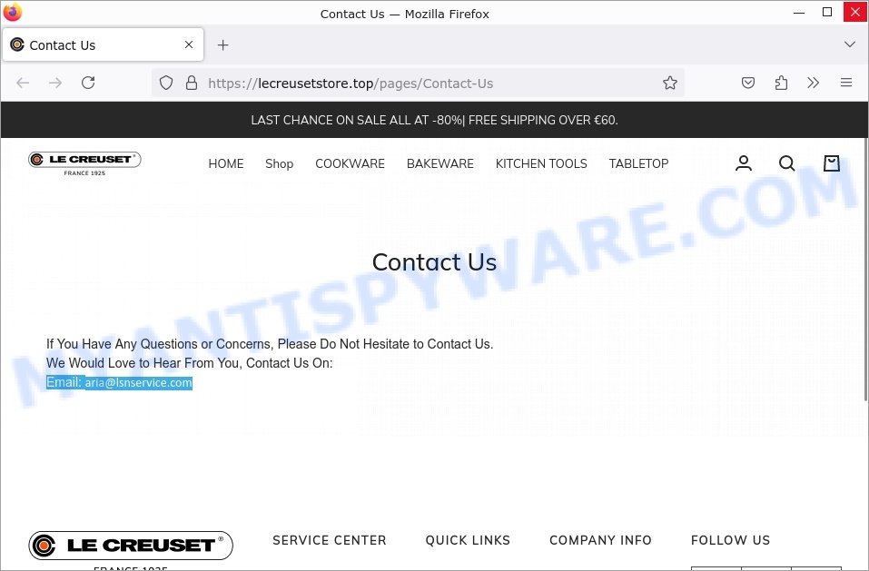 Aria lsnservice.com scams