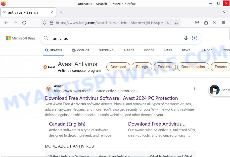 Bemfind.com redirect Search results