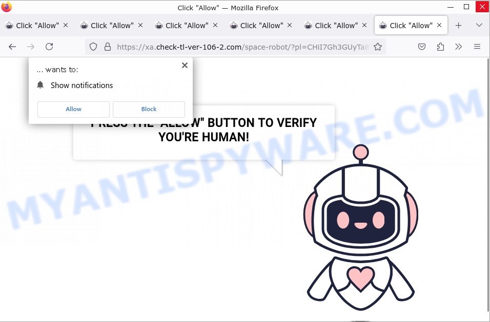 Check-tl-ver-106-2.com virus Click Allow scam
