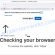 Cleanreditems.com virus Checking your browser scam
