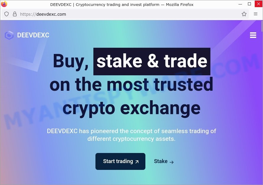 Deevdexc.com Cryptocurrency trading scam