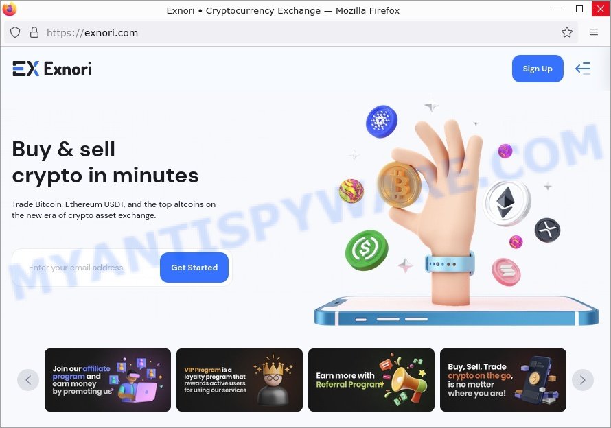 Exnori Cryptocurrency Exchange scam