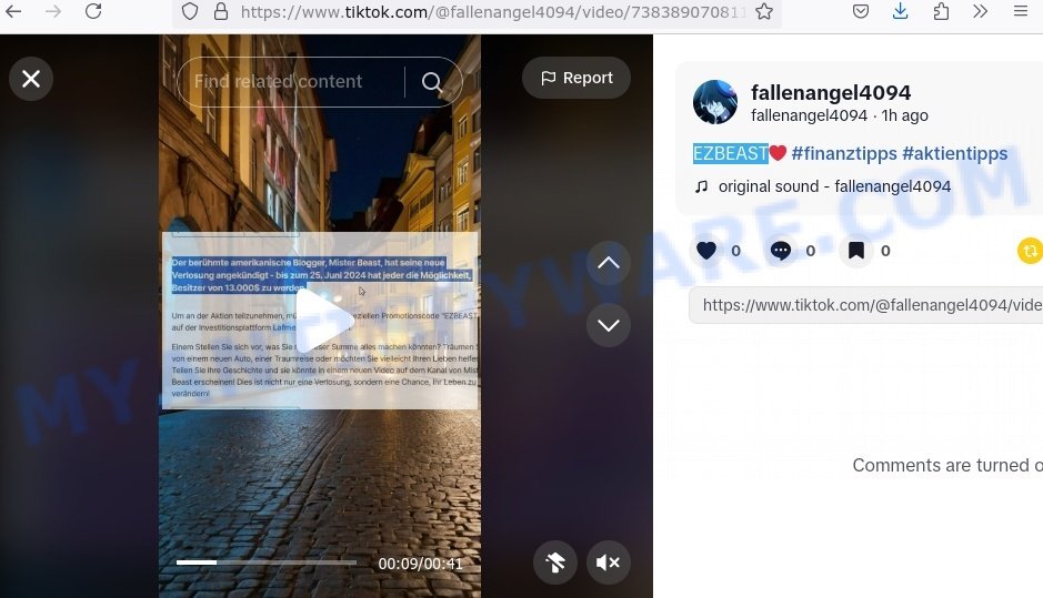 Lafme tiktok promo code scam