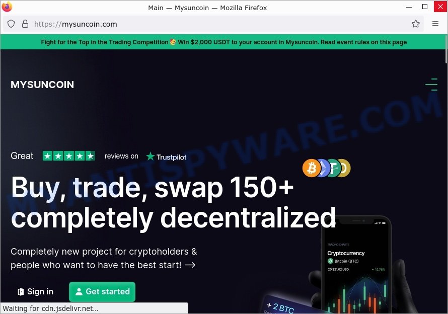 Mysuncoin.com scam