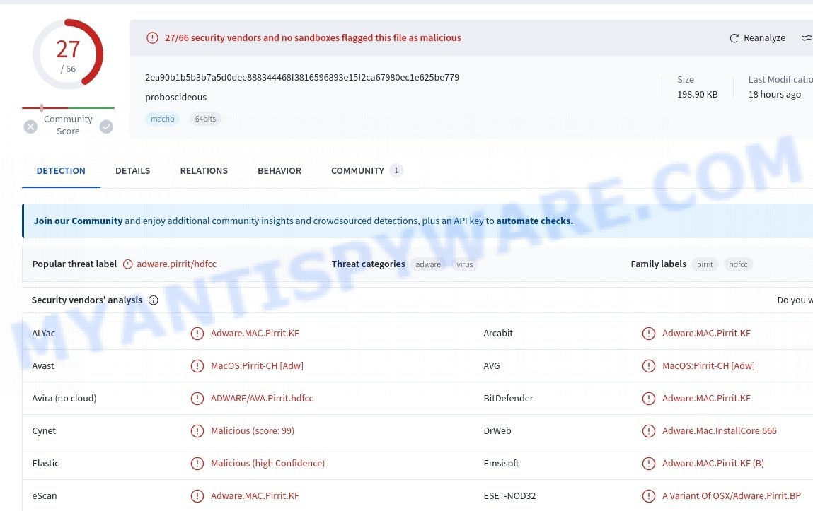 Proboscideous.app virus mac