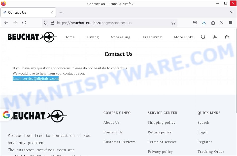 Service digitalsiv.com scams