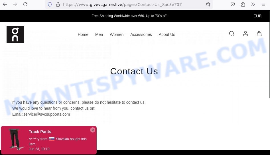 Service svcsupports.com Scams