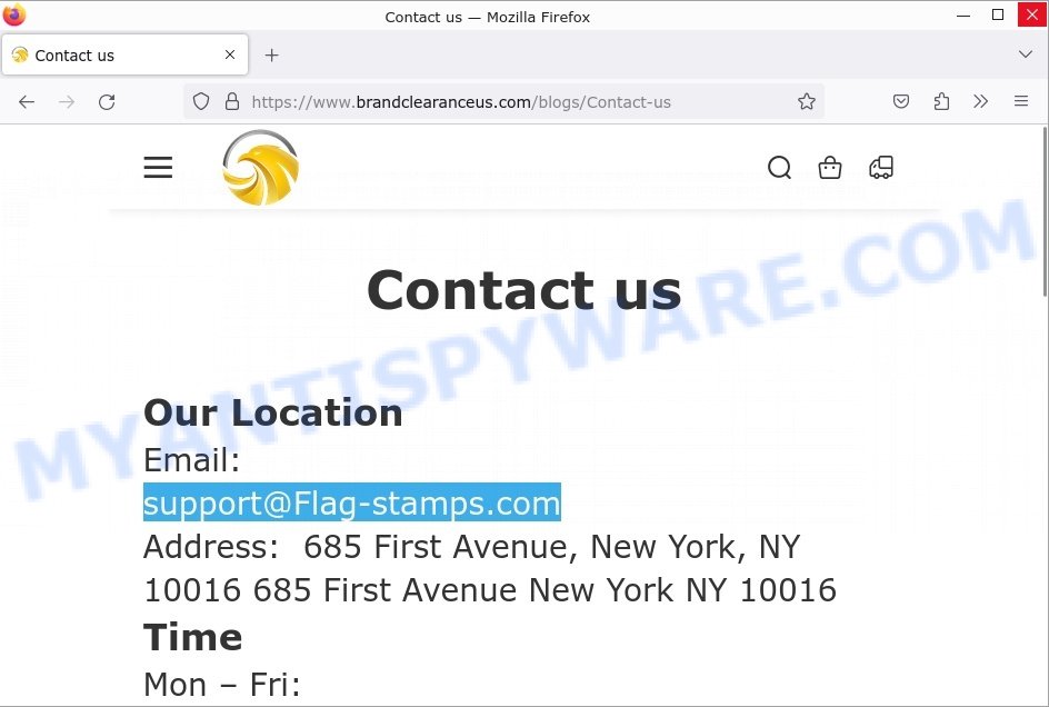 Support Flag-stamps.com scams