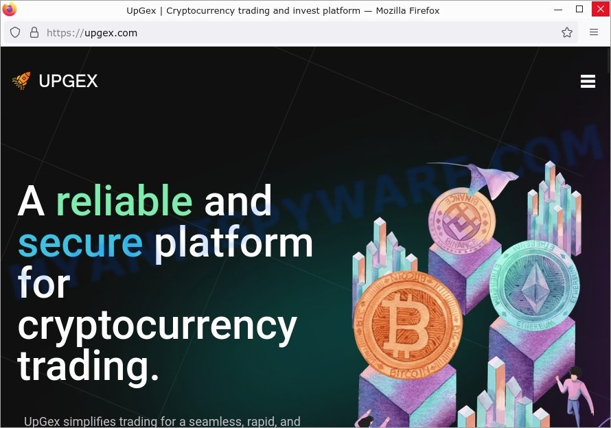 UpGex Cryptocurrency trading scam