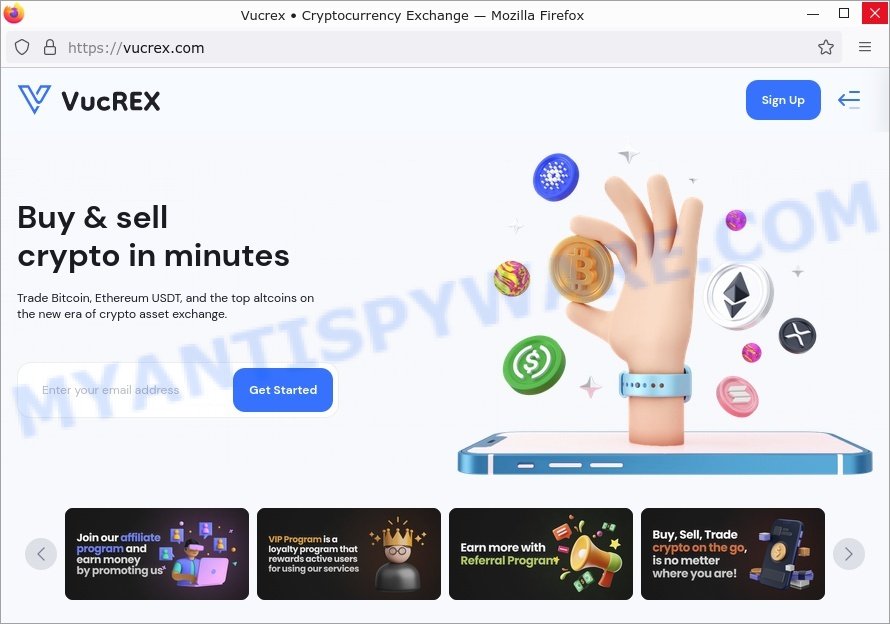 VucREX.com crypto scam