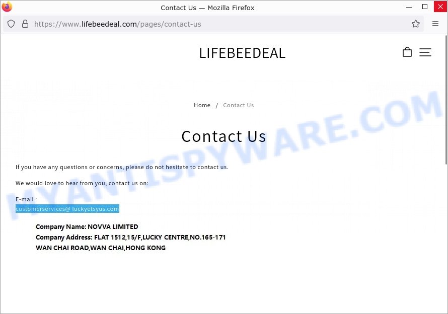 customerservices luckyetsyus.com scams