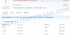Trafficriverchain.com malwarte