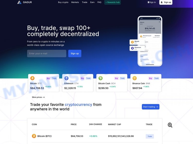 Spotting the Gagur.com Scam: Fake Bitcoin Promo Codes